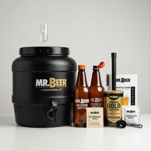 Mr. Beer Premium Gold Edition Homebrewing Kit