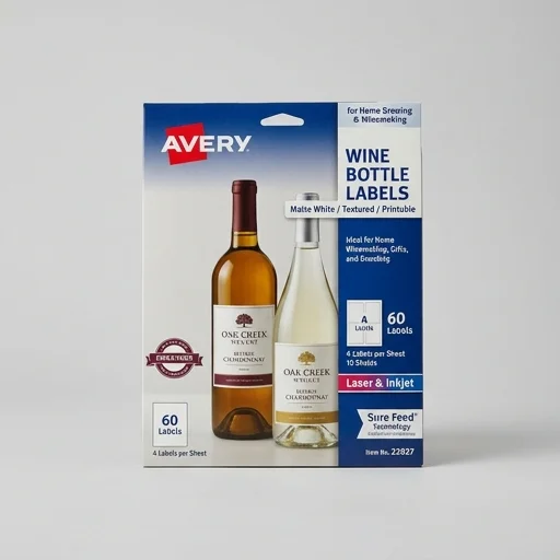 Avery Wine Bottle Labels